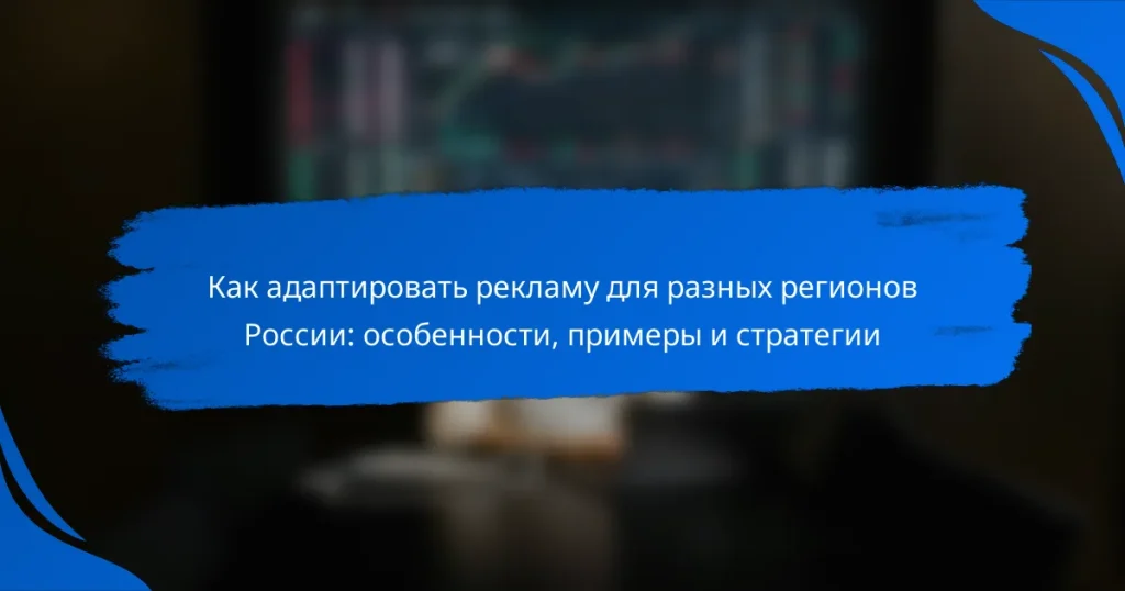 Как адаптировать рекламу для разных регионов России: особенности, примеры и стратегии